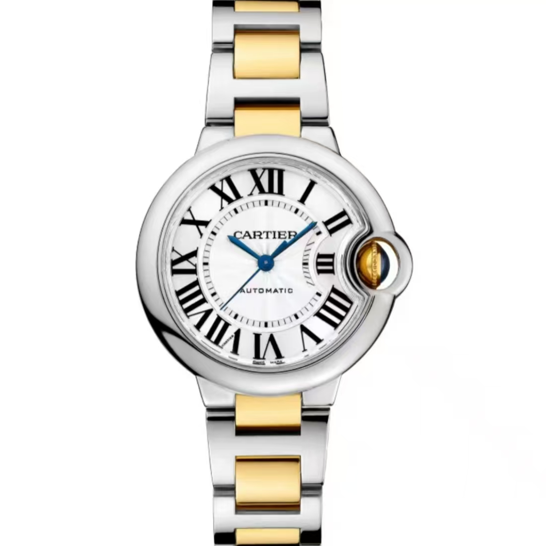 99新 Cartier/卡地亚 蓝气球系列W2BB0029 33 间金机械 女款 22年