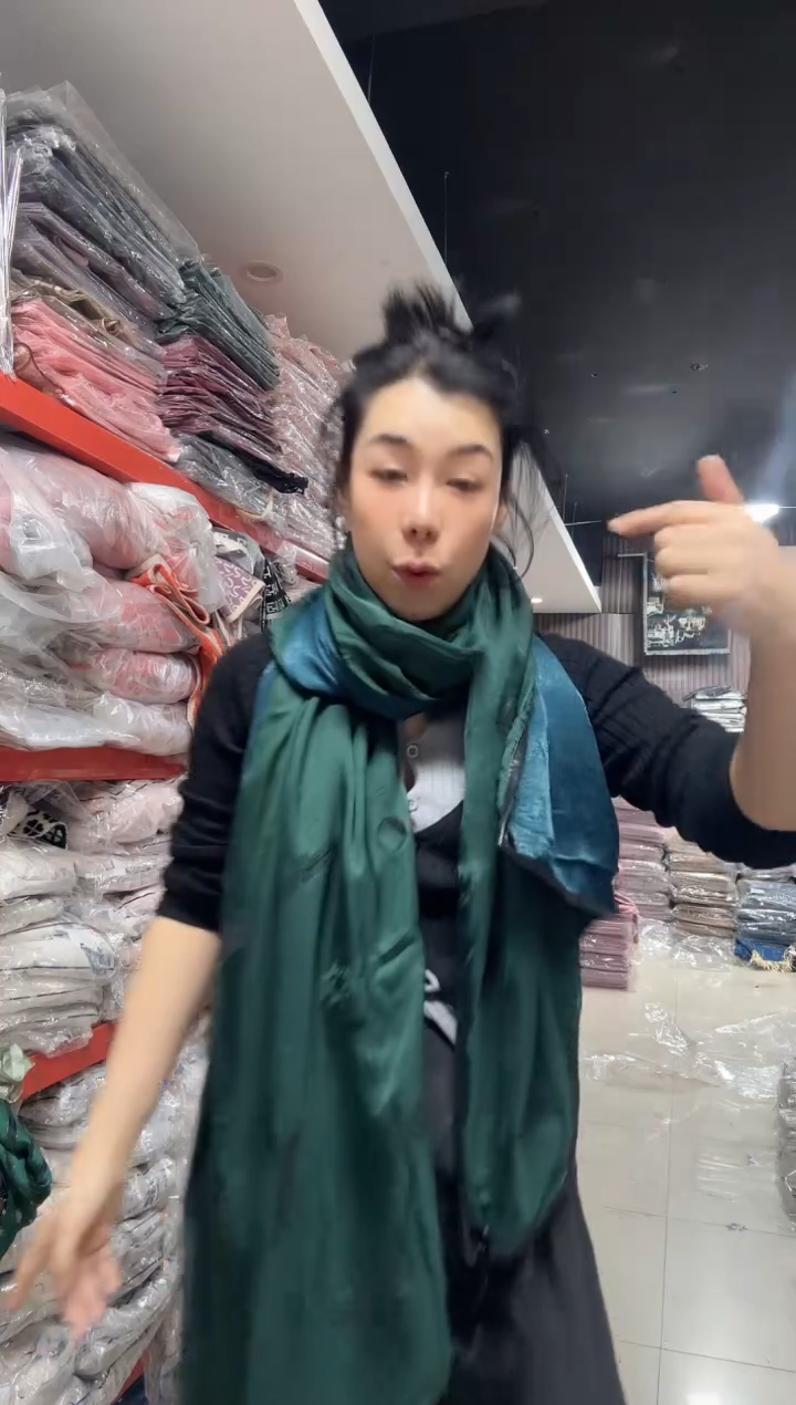 亚麻芳姐围巾福利F38