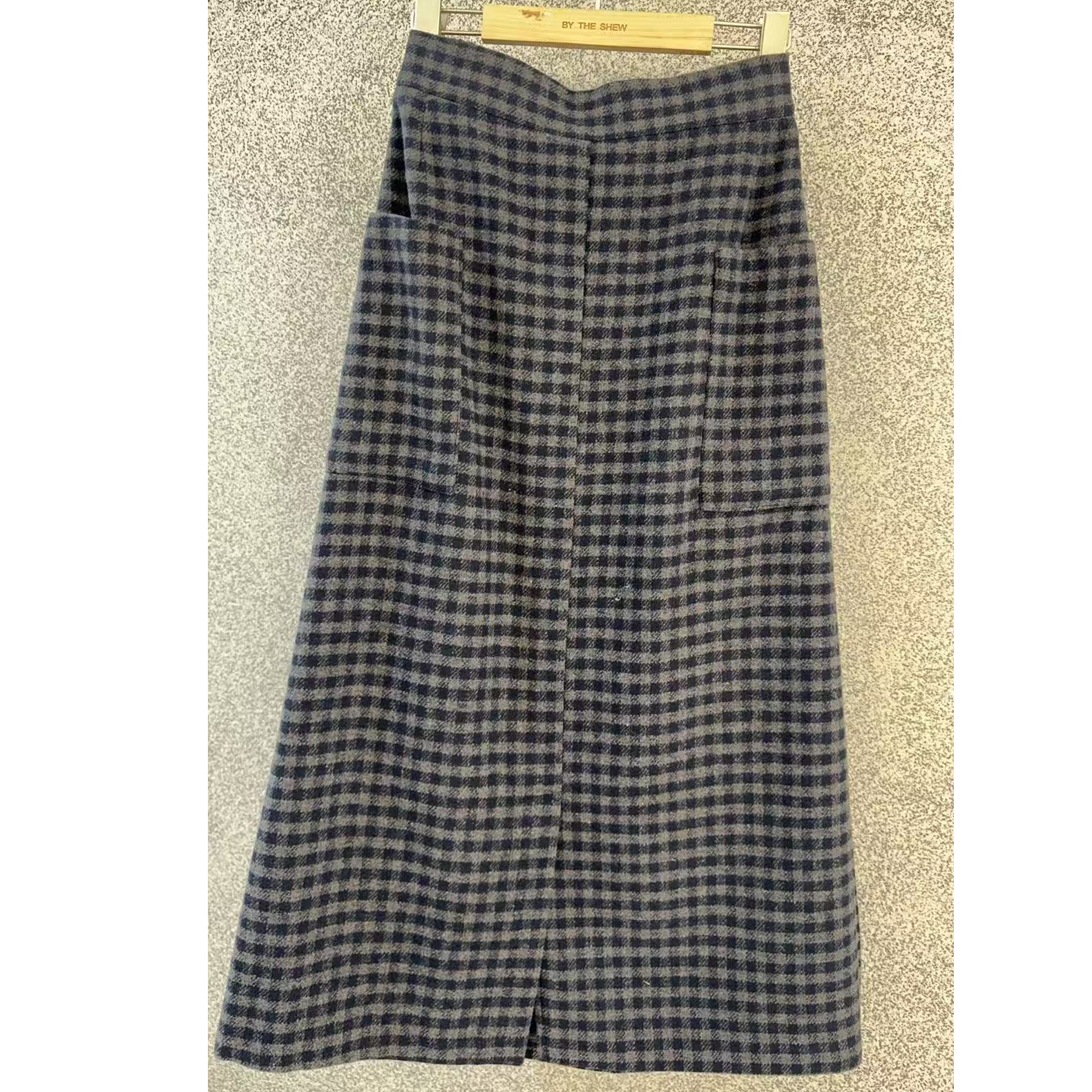 裙子半身裙A字-NO退换 接受再拍 M-O-4C18 百搭格子