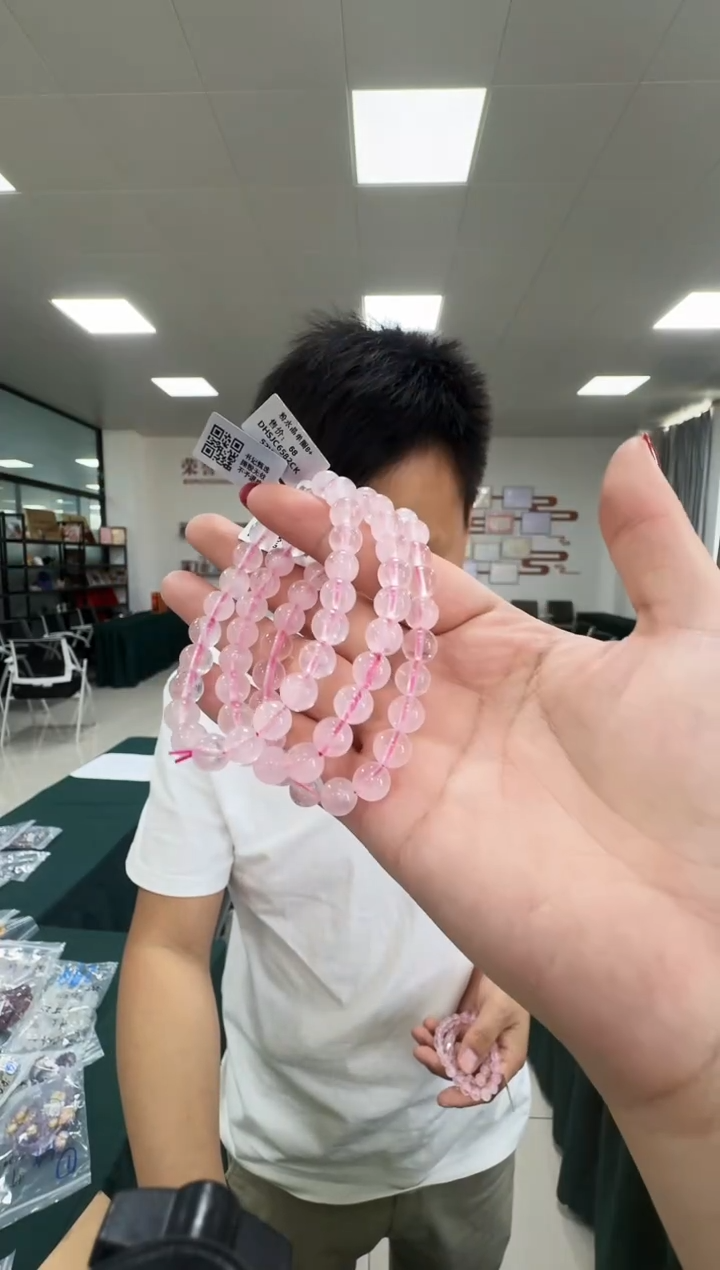 水晶手链未镶嵌6582CK 约8mm多样式发一件