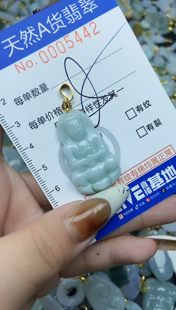 【闪购商品】翡翠颈饰未镶嵌天然A货翡翠