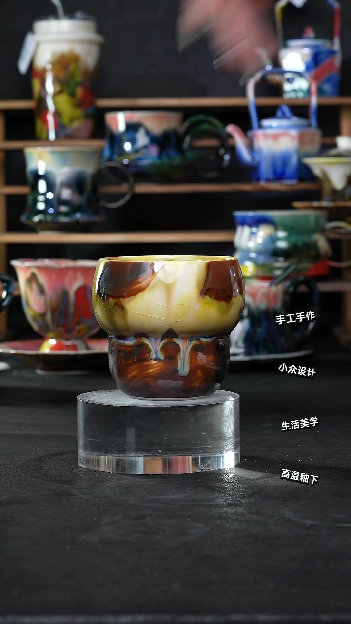 设计师款景德镇森涩手创陶瓷（食品级）043