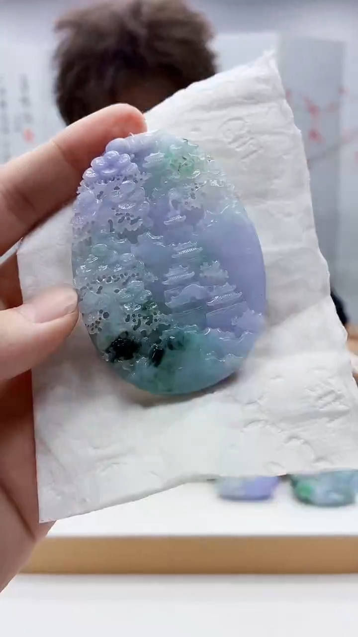 未镶嵌定制翡翠小*4688bb-毛货挂件30