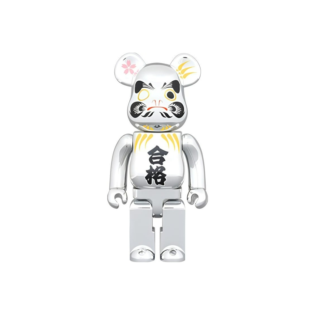 【山哥ST】BE@RBRICK 400% BE@RBRICK 达摩 合格镀银  潮流公仔