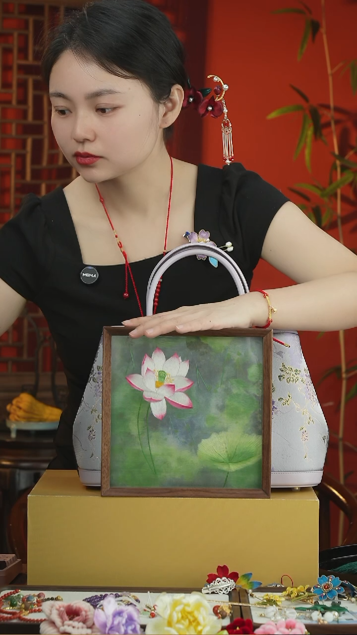 刺绣闪购纯手工非遗国风饰品