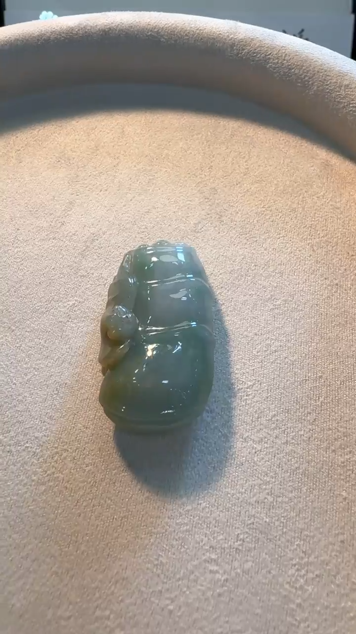 【闪购商品】翡翠挂件未镶嵌节节高