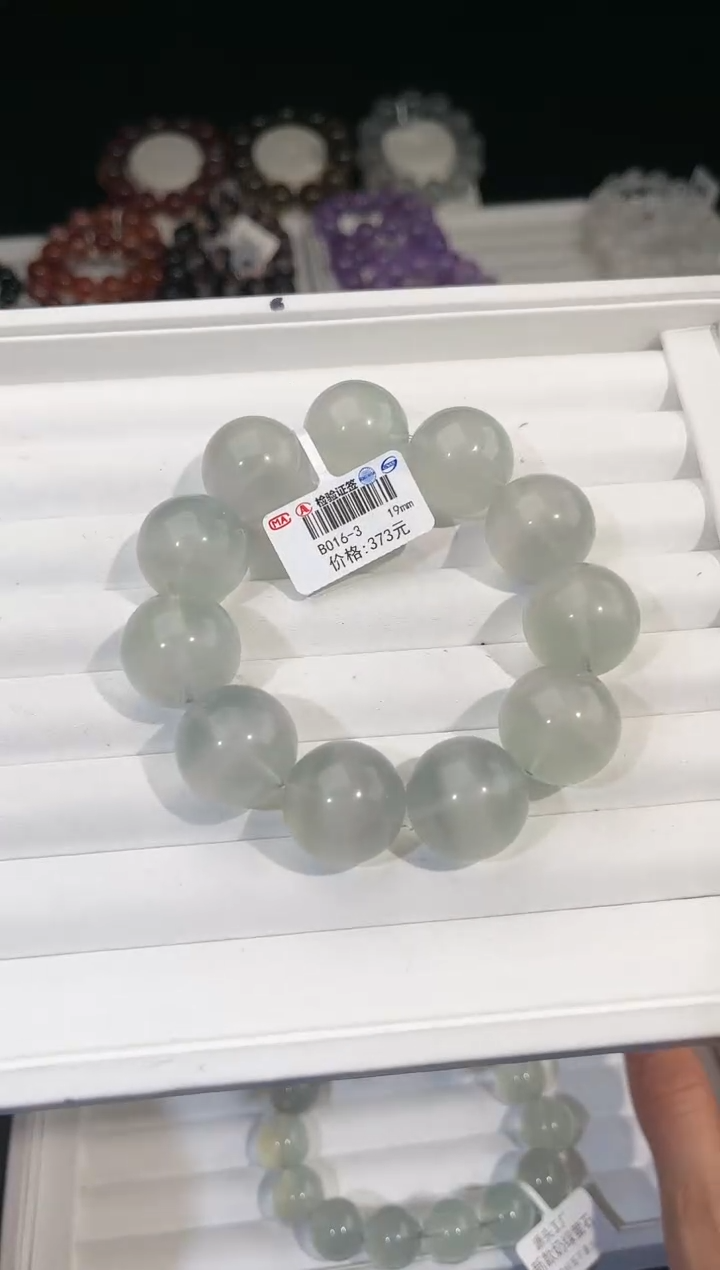 【闪购商品】萤石手链未镶嵌多样性发一奶绿萤石