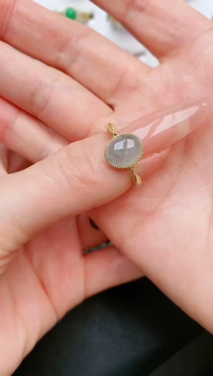 【闪购商品】翡翠戒指银S925镶嵌....