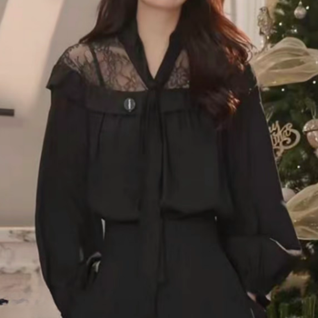 AMASS/阿玛施新款质感显瘦衬衫气质衬衣长袖女装530140