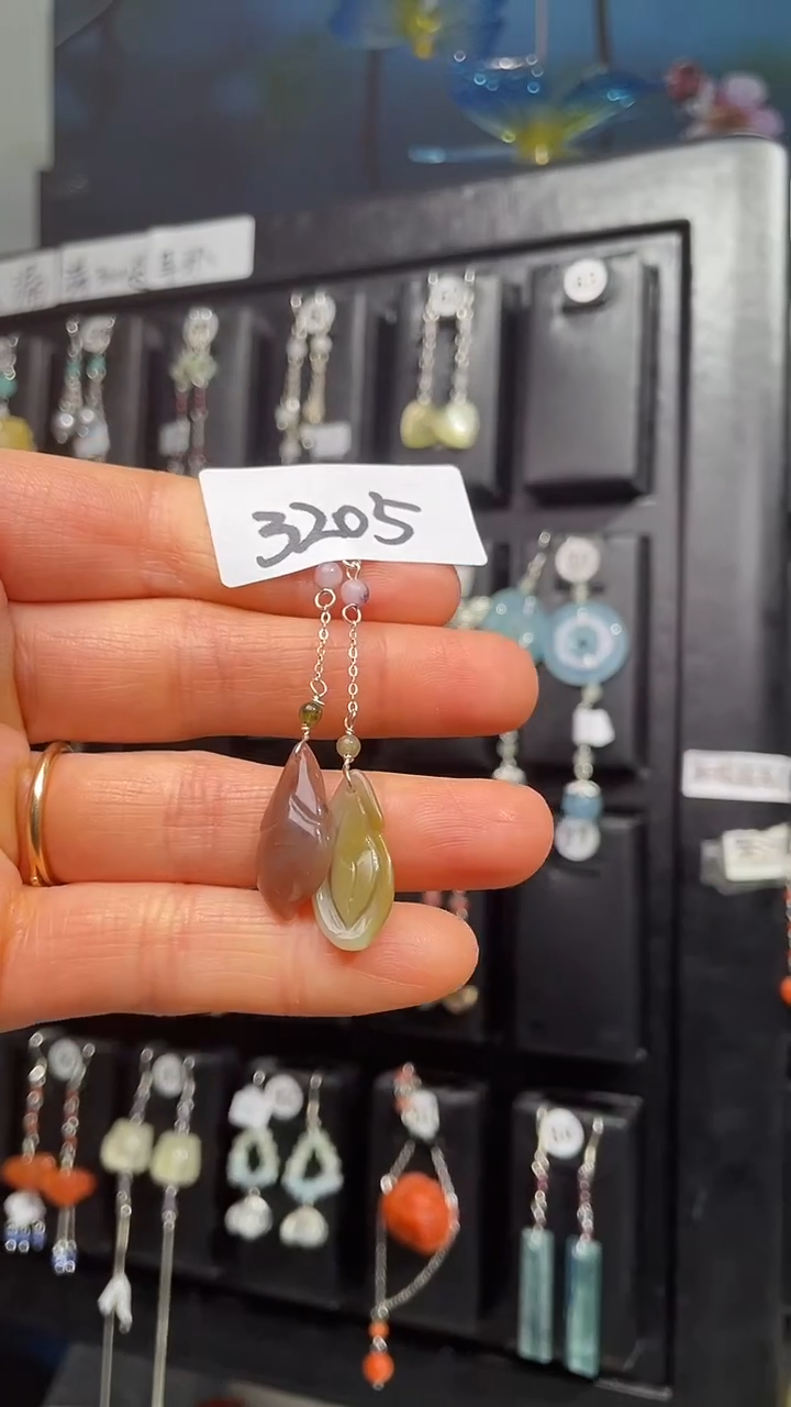 银S925镶嵌耳饰紫晶喜欢拍