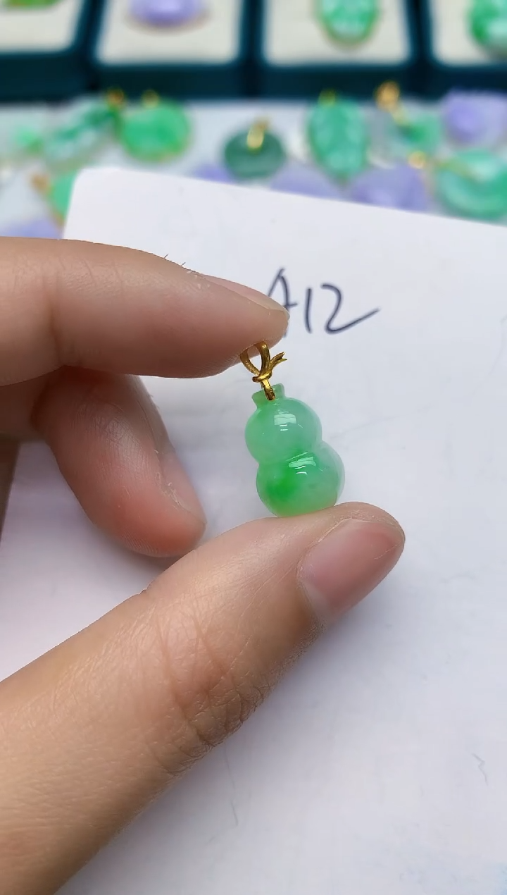 【闪购商品】翡翠颈饰18K金镶嵌000000000