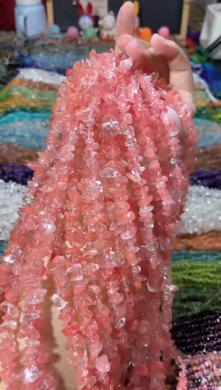 未镶嵌珠宝半成品水晶西瓜晶