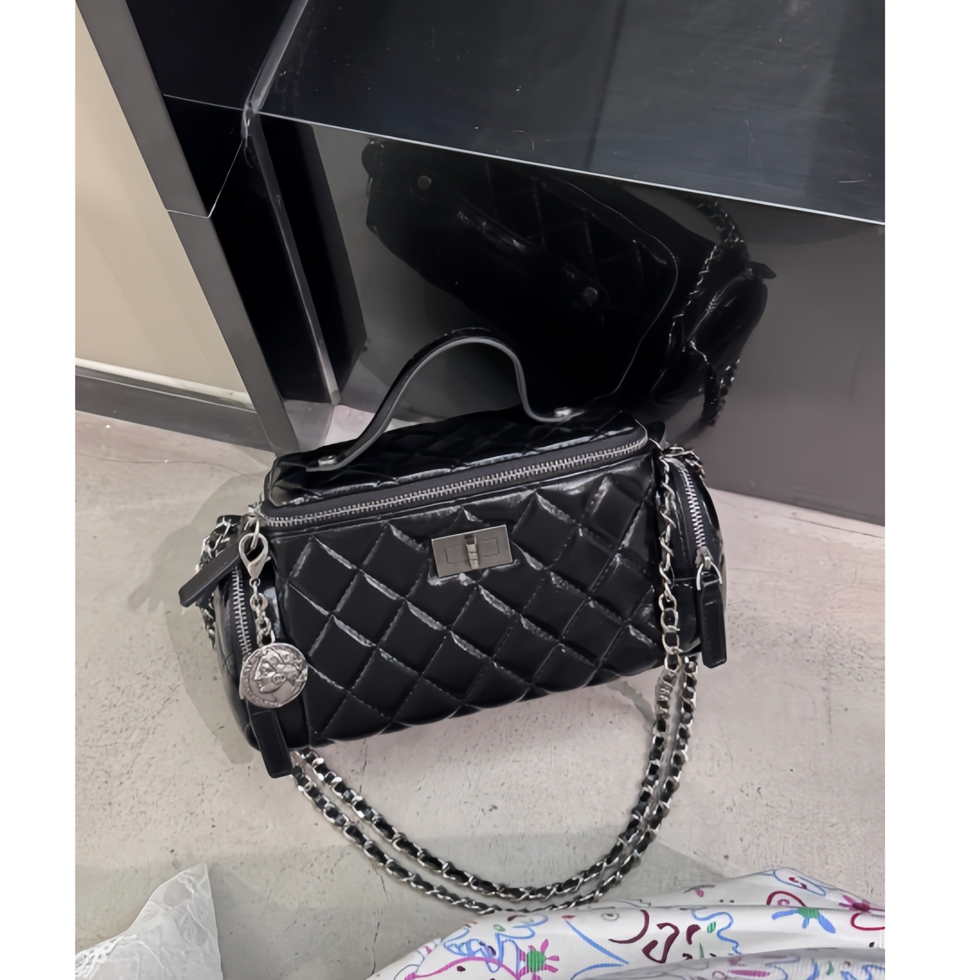 【Yì CHEN】SD-5191-小香黑 简约时尚女士新款轻奢单肩斜跨包