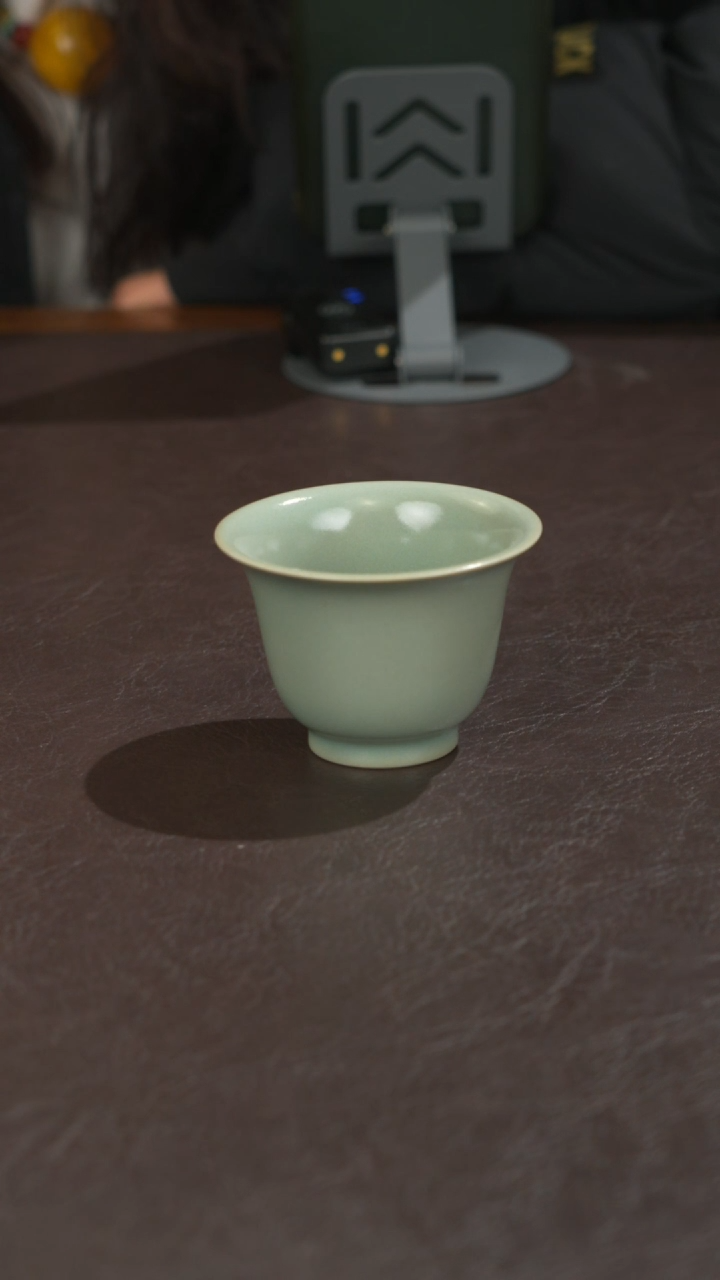 瓷宣宝汝瓷原矿原釉手工作品