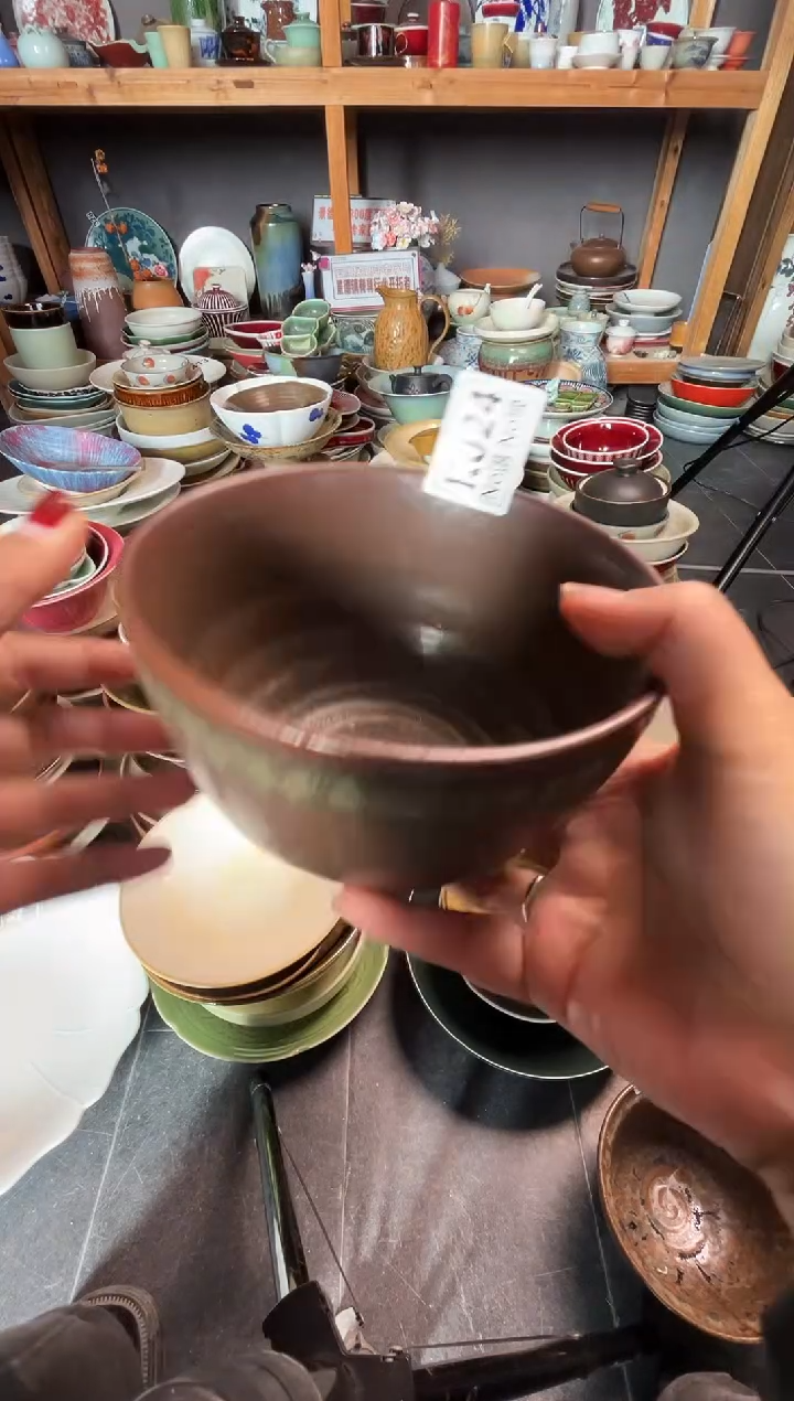 瓷片克***阿K024 微瑕 粗陶长相思