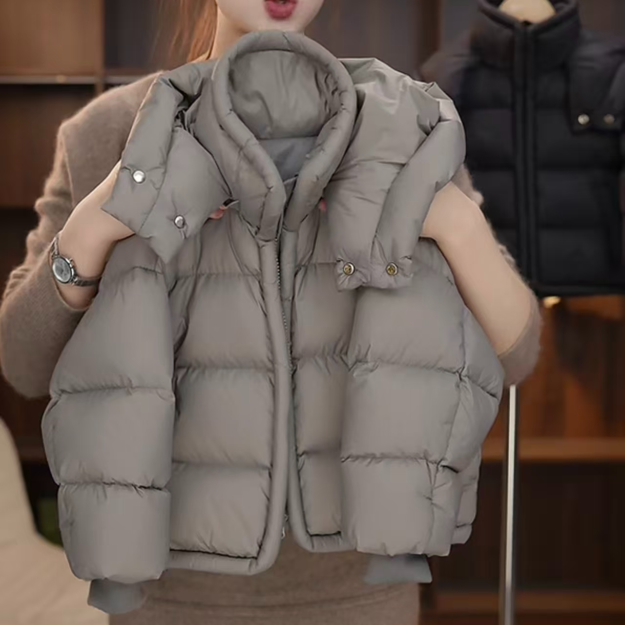 A2025极寒系列设计冬款中性白鸭羽绒服童装