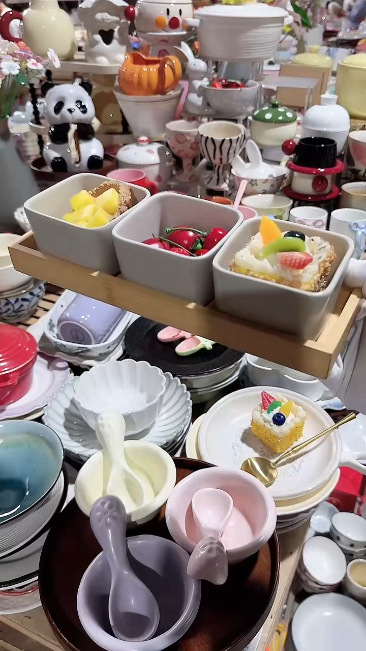 碗4件套 木托和味碟 微瑕