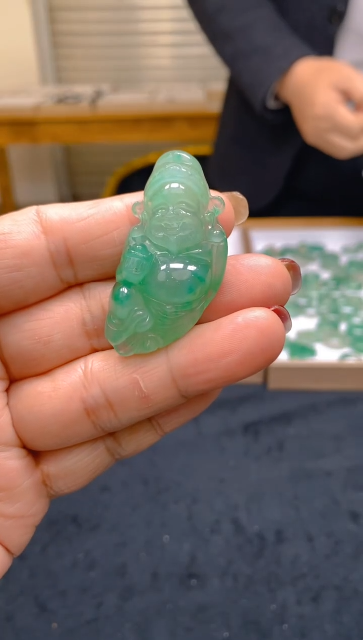 【闪购商品】石英质玉颈饰未镶嵌美人冰非洲翠016