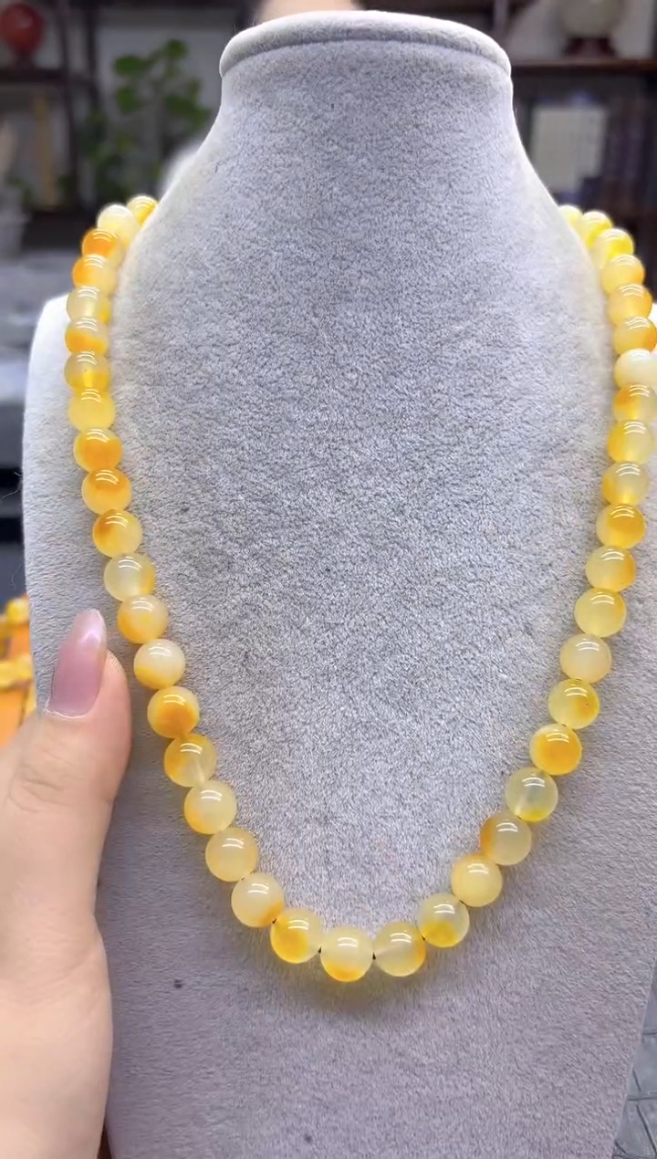 颈饰14K金镶嵌翡翠DIY款X812