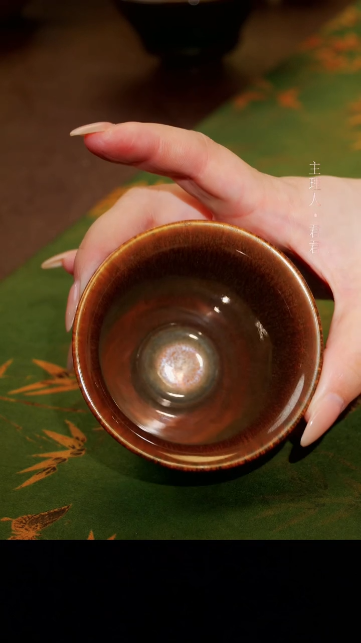茶杯紫砂【宜景窑系列】金丝杯子