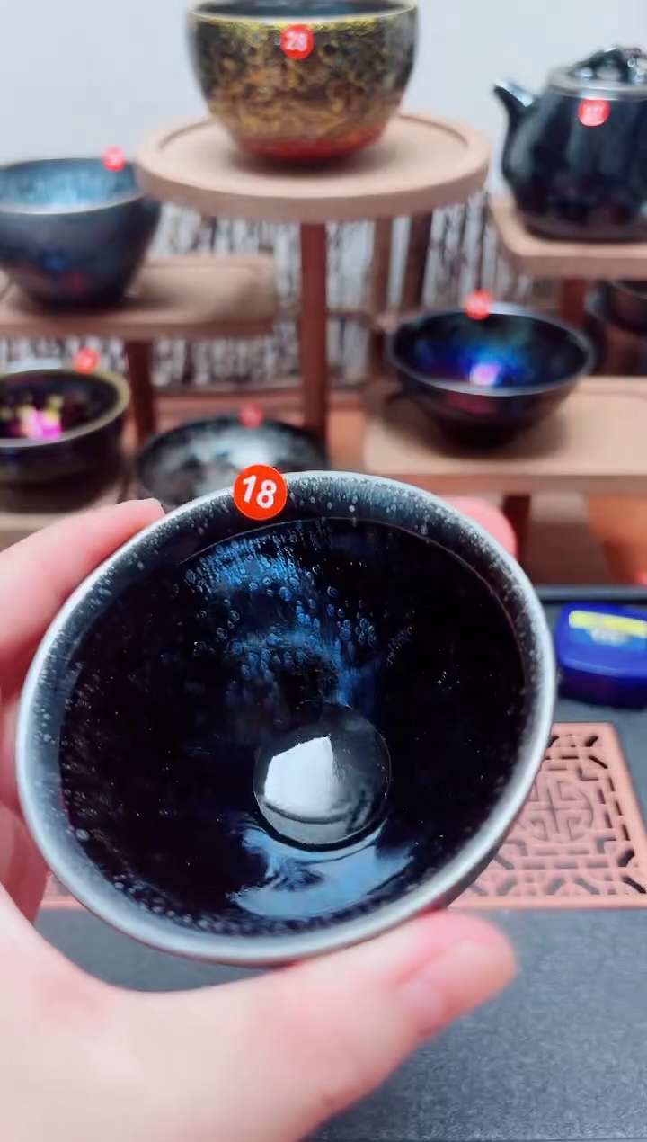 茶盏秦*18号建盏工匠茶器