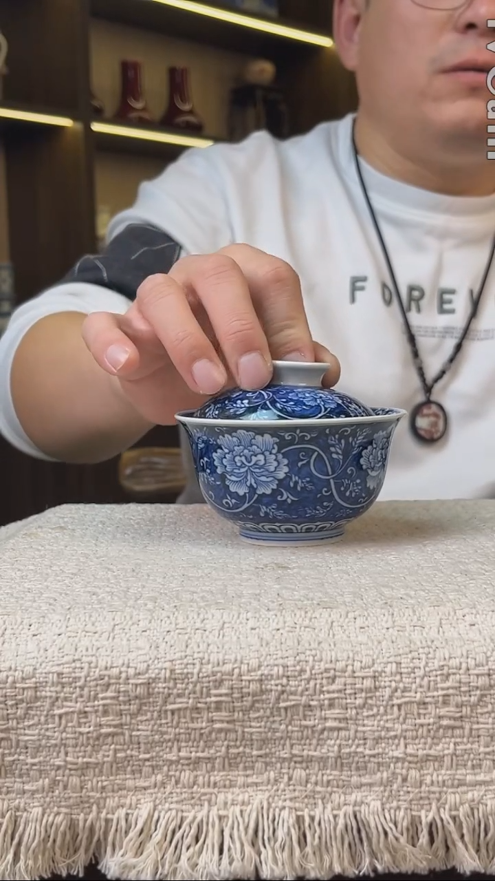 瓷片景德镇毛仔柴窑杯