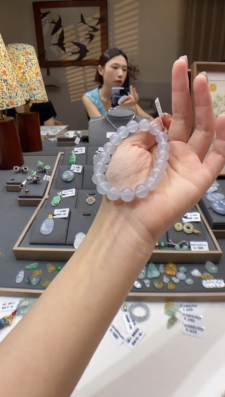 未镶嵌手串翡翠手串