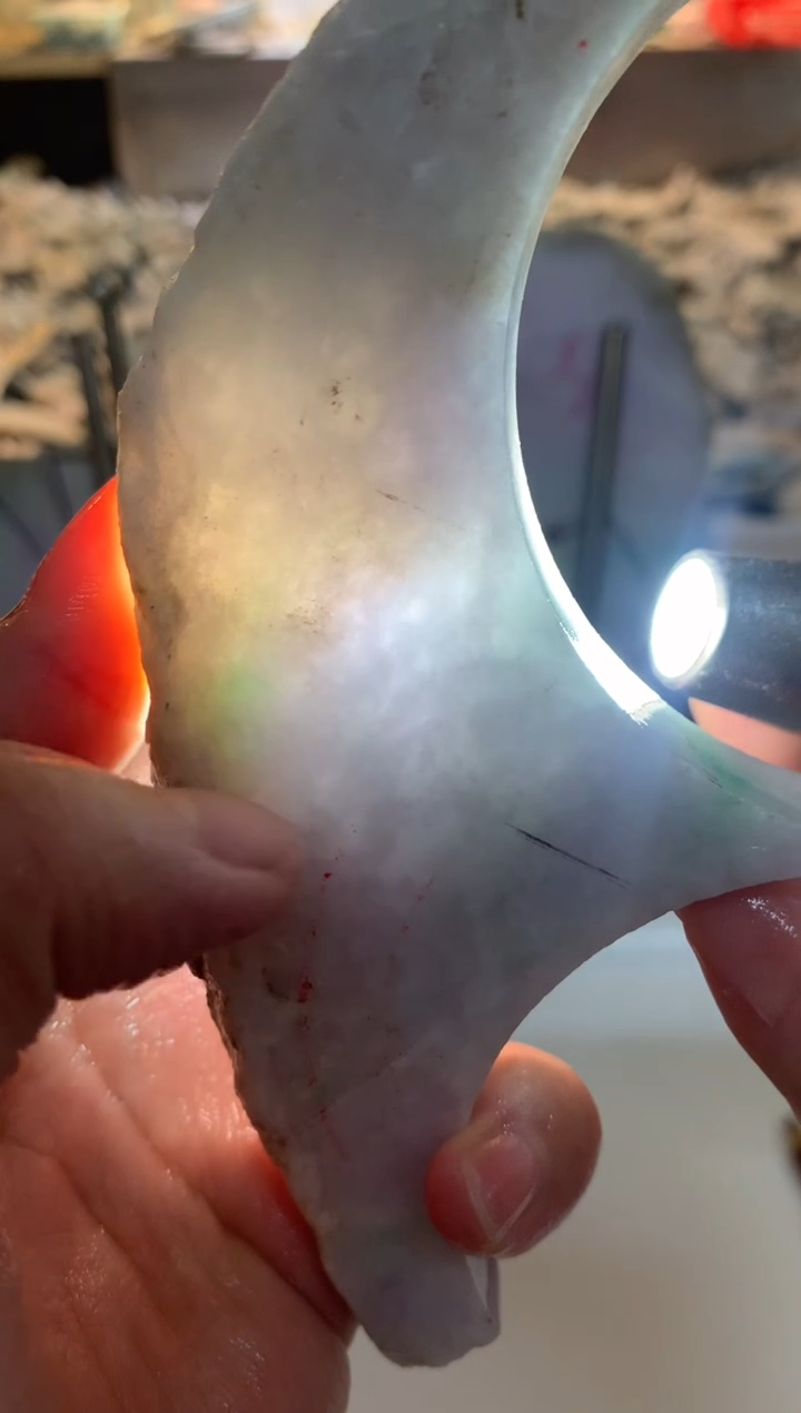 未镶嵌挂件翡翠0朱0翡翠珠宝690