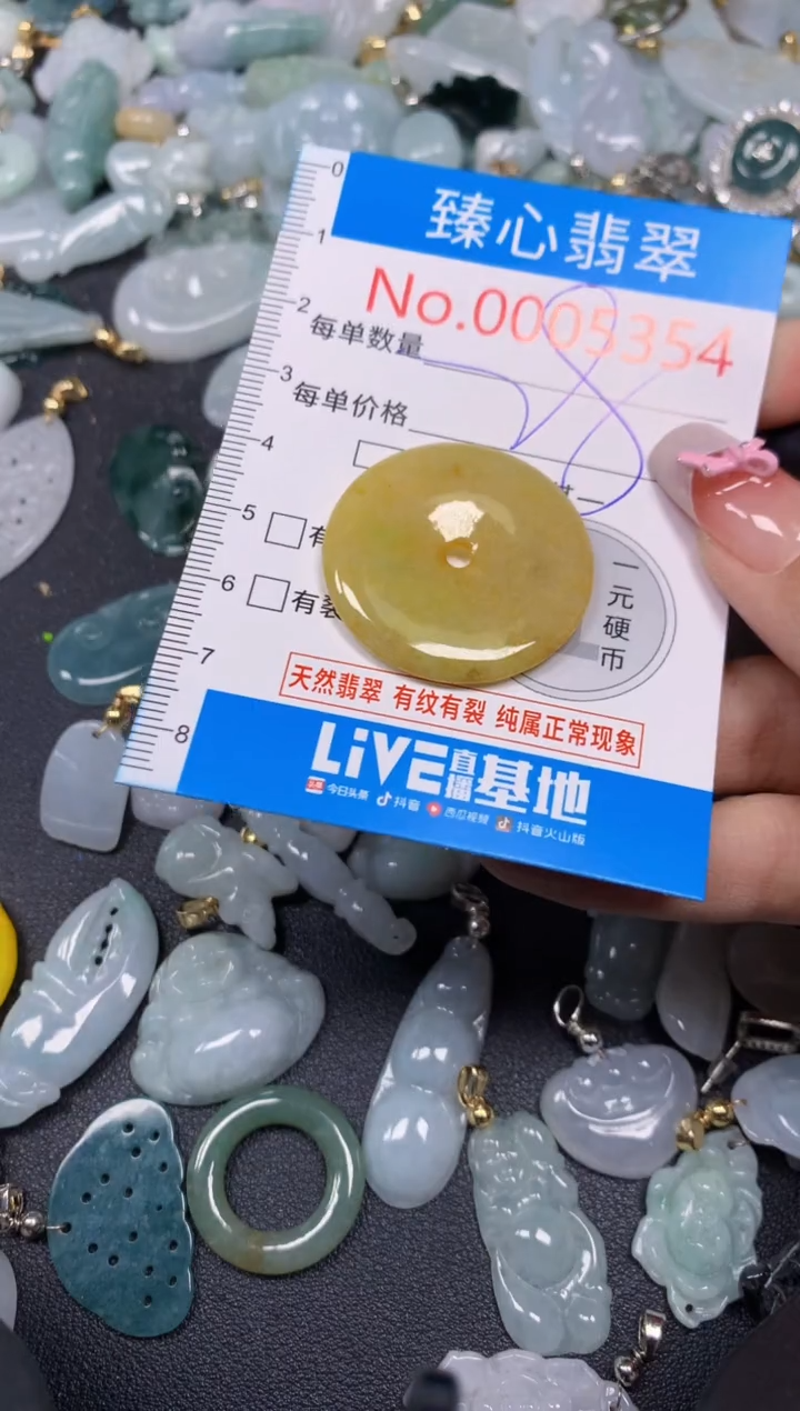 【闪购商品】翡翠颈饰未镶嵌含绳0005354