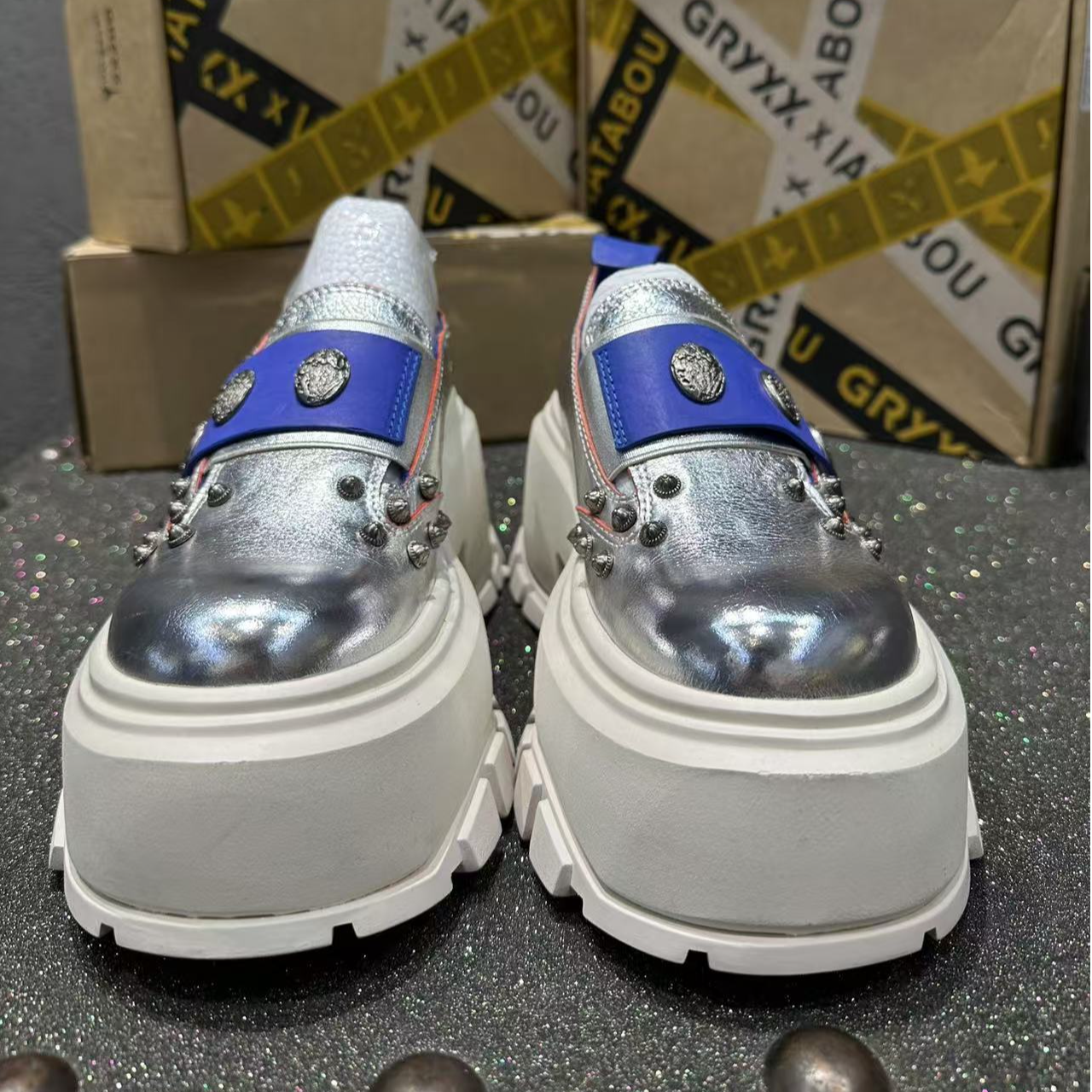 IATABOU联名GX高端潮牌2025年春夏新品乐福增高女鞋YP-507-1