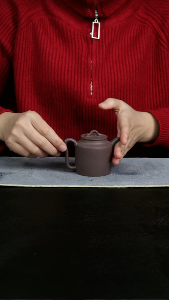 【闪购商品】紫砂茶壶紫砂天青泥汲直壶