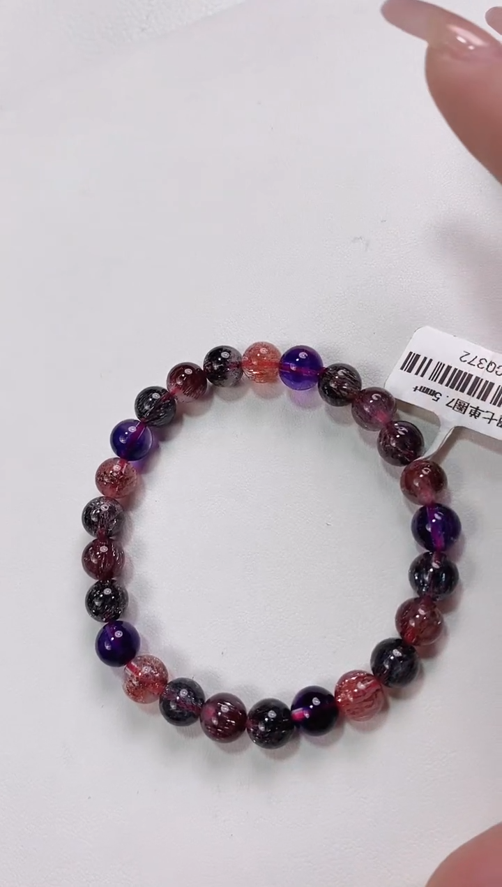 【闪购商品】水晶超七单圈7.5*未镶嵌多人多样性发其一