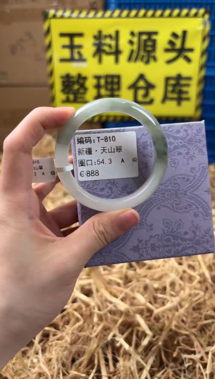 未镶嵌手镯石英质玉T-810