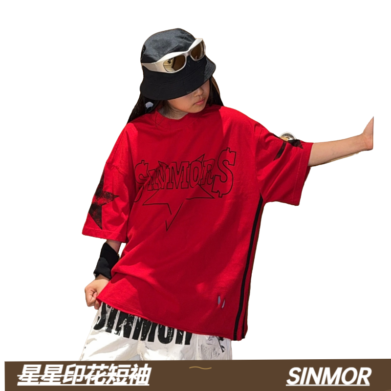 SINMOR原创星星印花短袖ABOUTTHESINMOR亲子