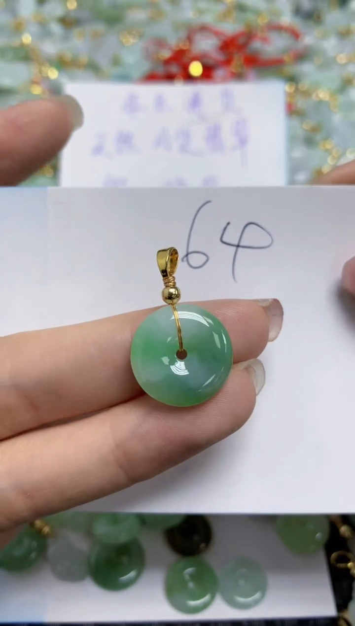 【闪购商品】翡翠颈饰合金  天然A货翡翠