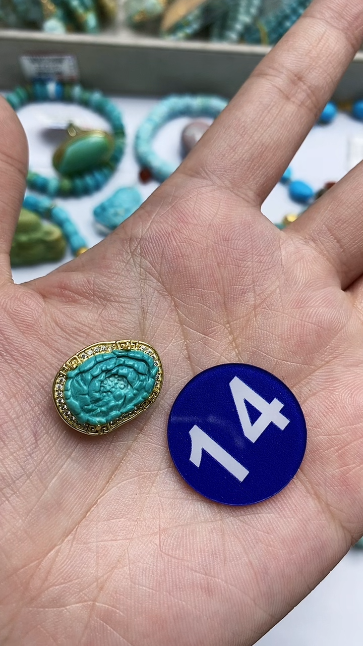 【闪购商品】绿松石挂件合金挂件14