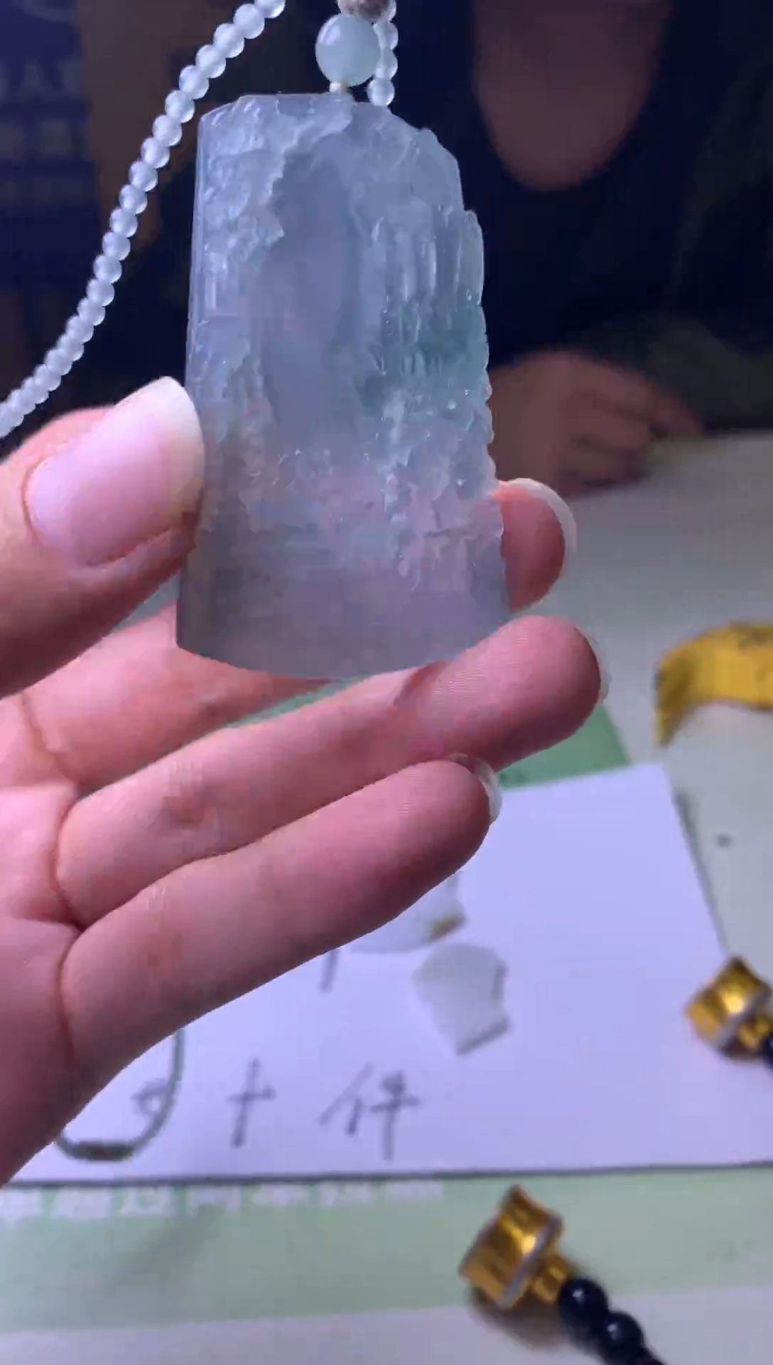 未镶嵌定制翡翠小**~-毛货-不退不换-