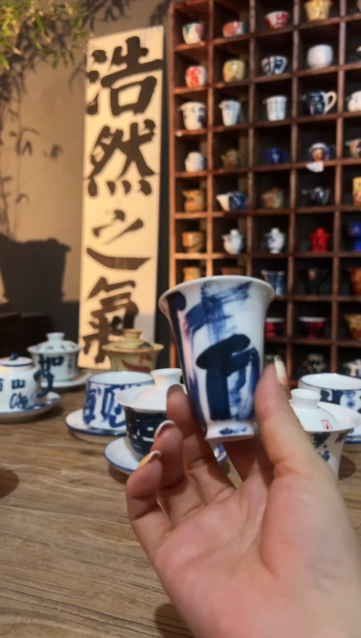 【闪购商品】观云听雨原创手绘茶具