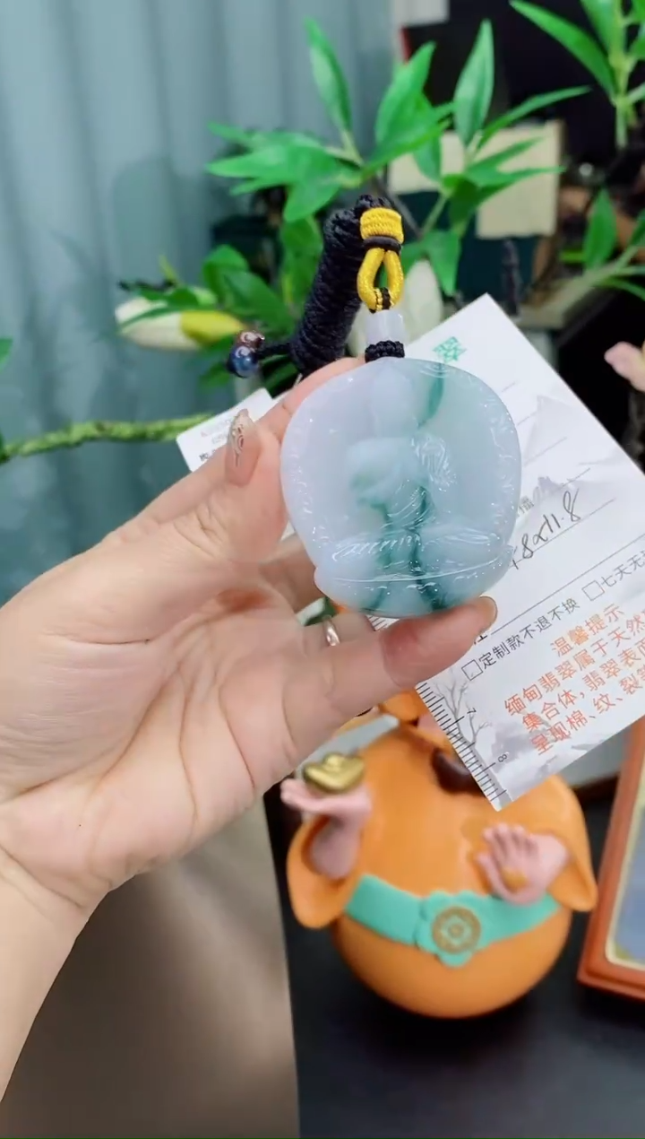 颈饰未镶嵌翡翠缅甸天然翡翠