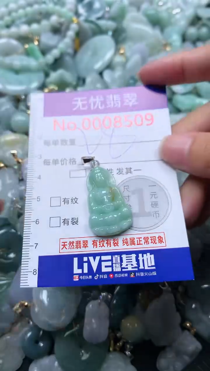 颈饰未镶嵌翡翠8509