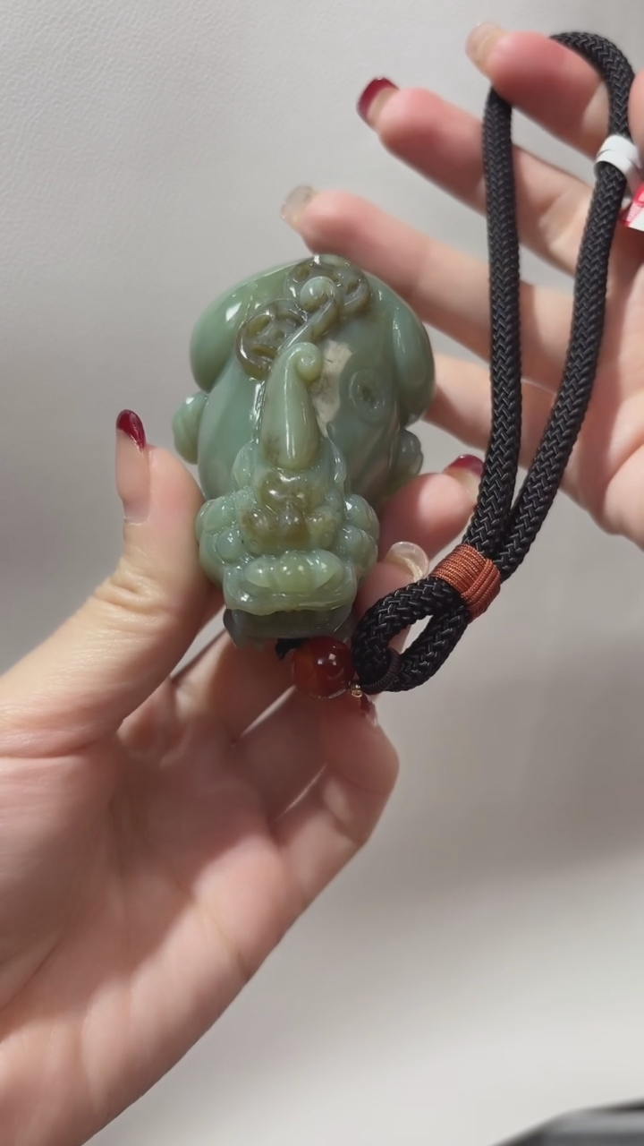 【闪购商品】和田玉手把件未镶嵌貔貅
