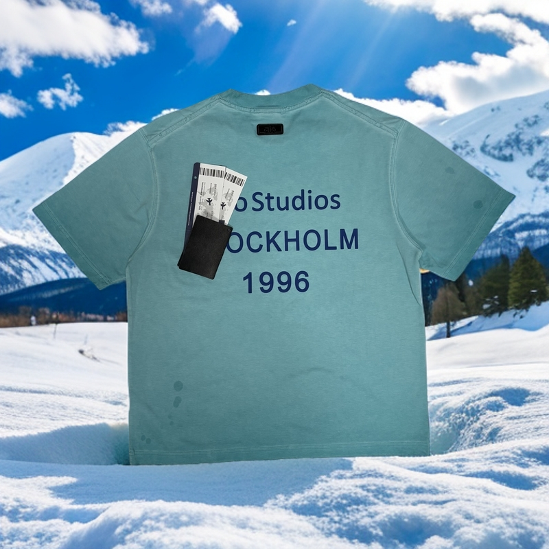 2025新款时尚百搭阿罗水洗做旧高克重T恤A12