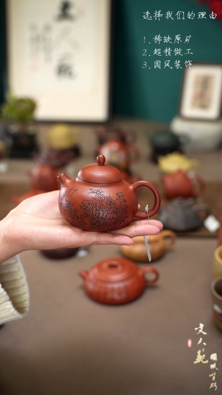 【闪购商品】紫砂茶壶竹君来共璟辉西施