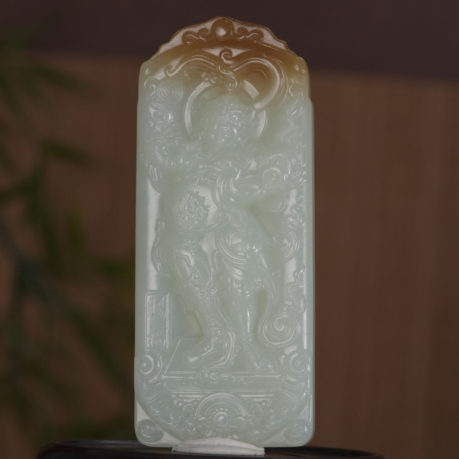 038890当代 和田糖白玉武将牌