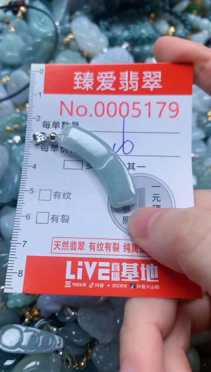 翡翠未镶嵌吊坠(不含链)5179