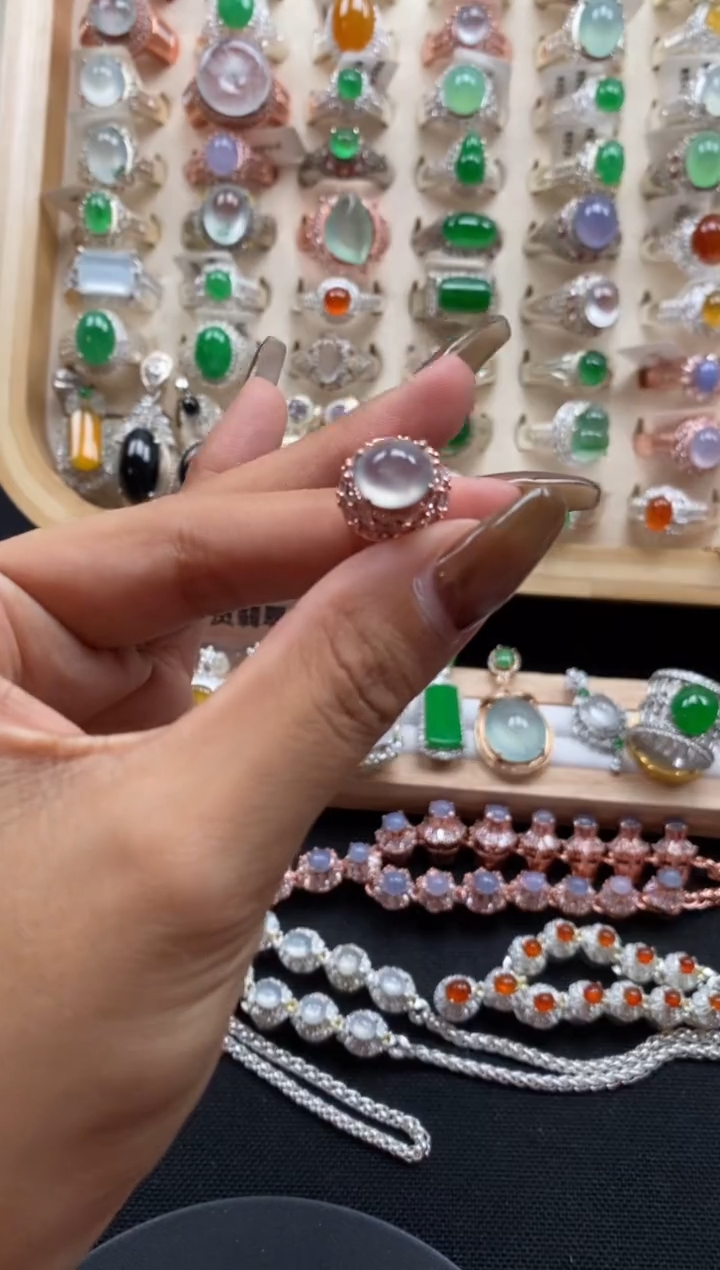 未镶嵌戒指翡翠缅甸天然a货翡翠