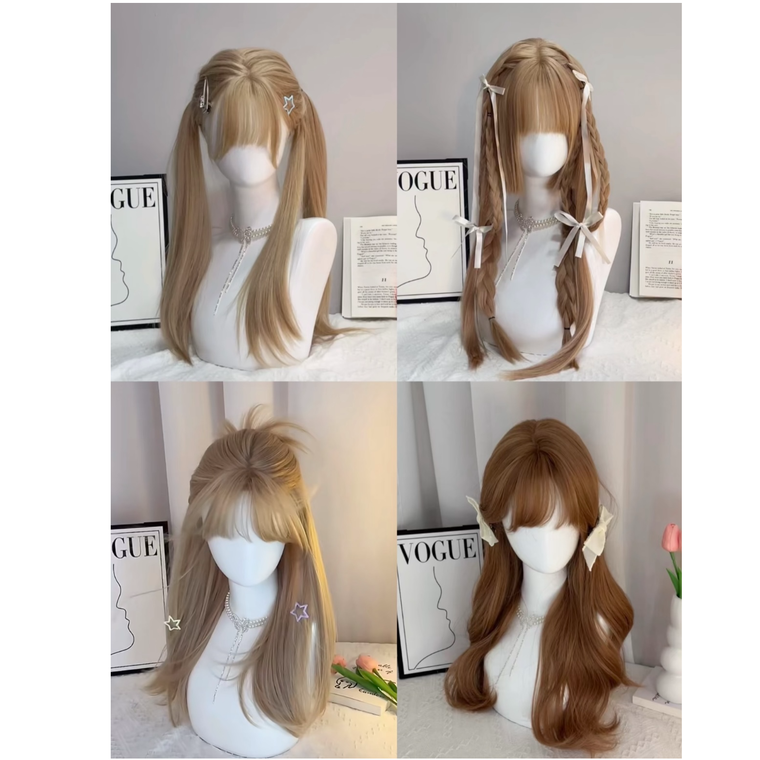 【NO退NO换看好在拍】捡漏！微瑕假发高品质听清编码 全头套