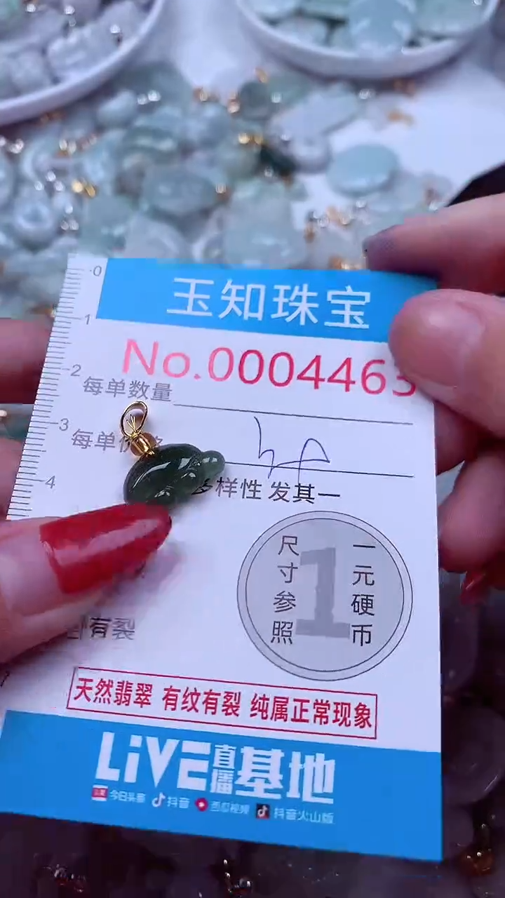 吊坠(不含链)未镶嵌翡翠4463