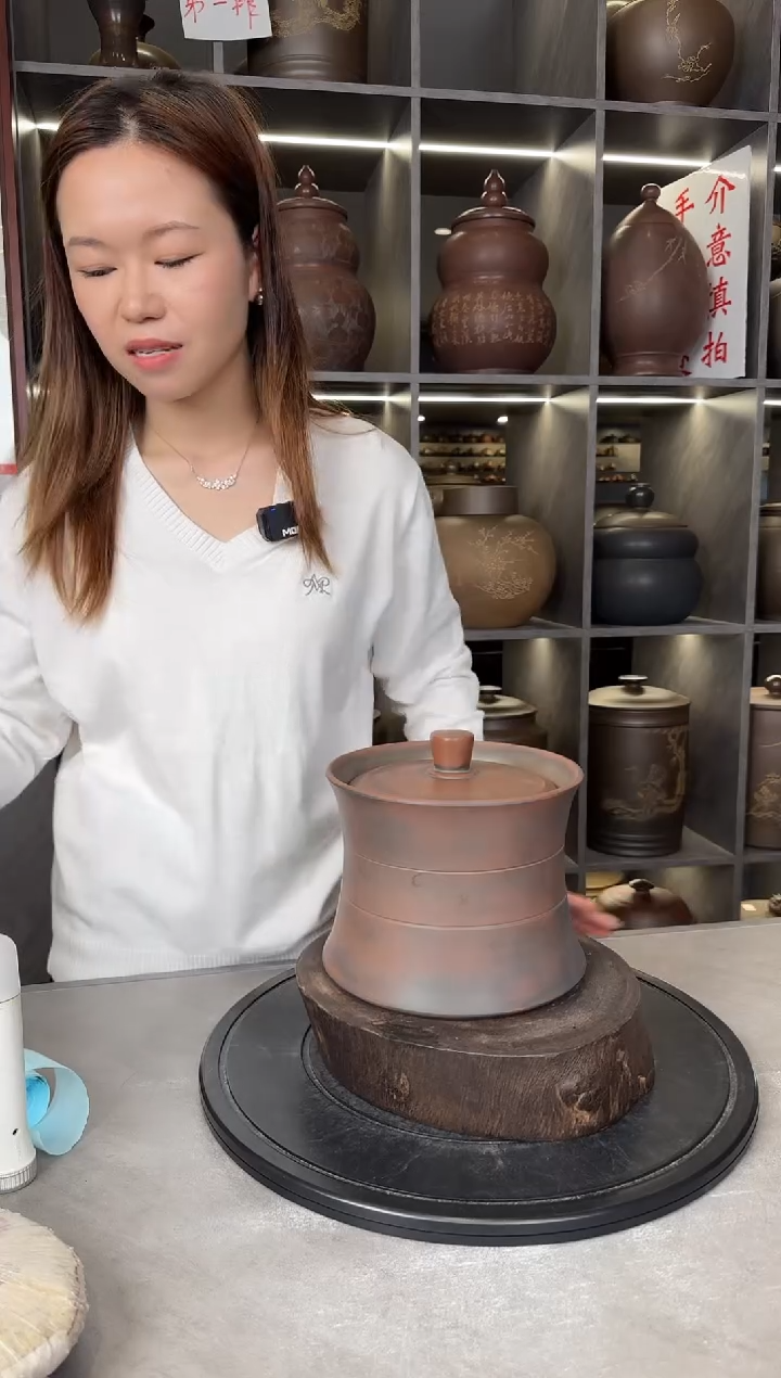 【闪购商品】罐本陶手作坭兴陶1斤装茶叶罐手工痕迹