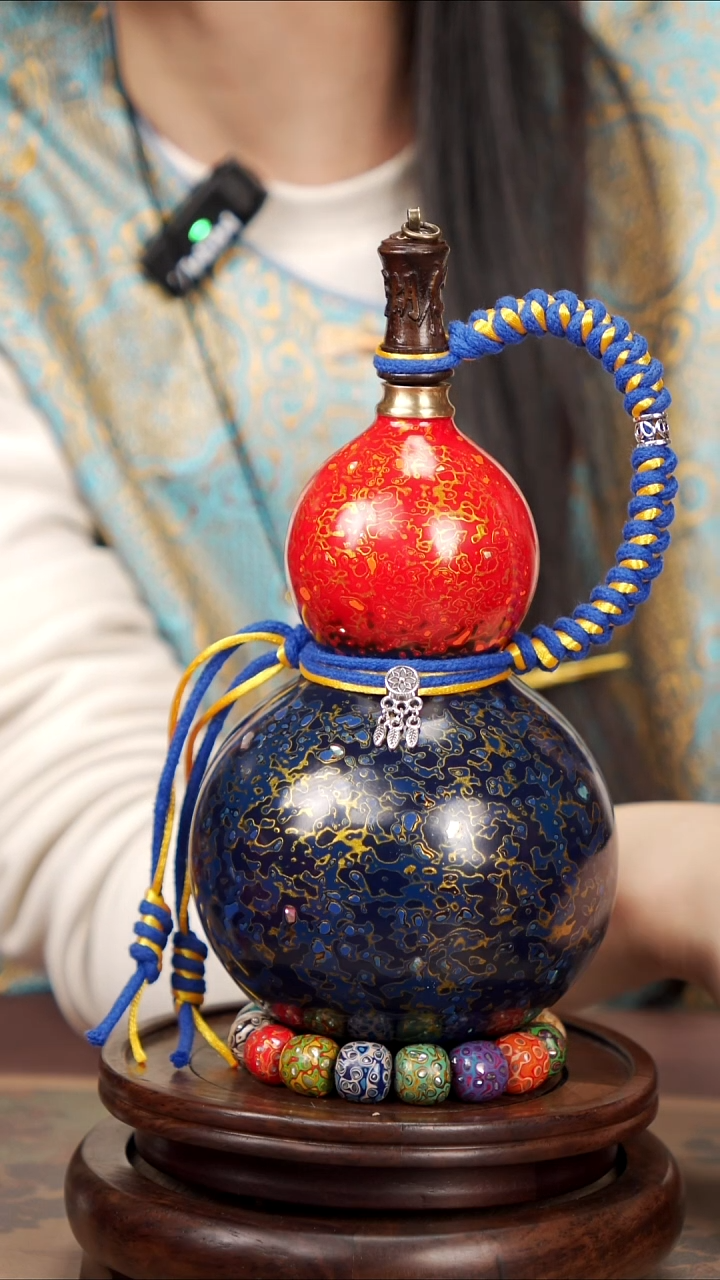 【闪购商品】177易林高端工艺大漆酒葫芦--338